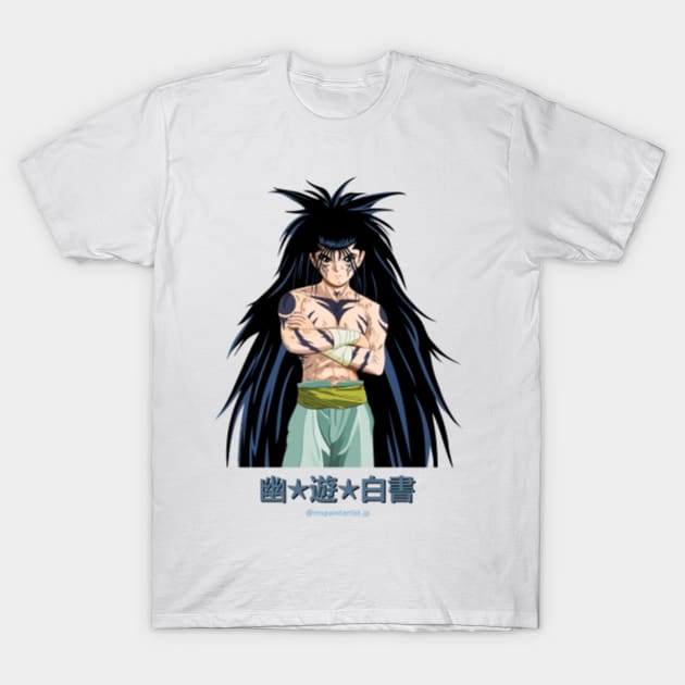 Yusuke Urameshi - Mazoku - Yu Yu Hakusho - T-Shirt | TeePublic